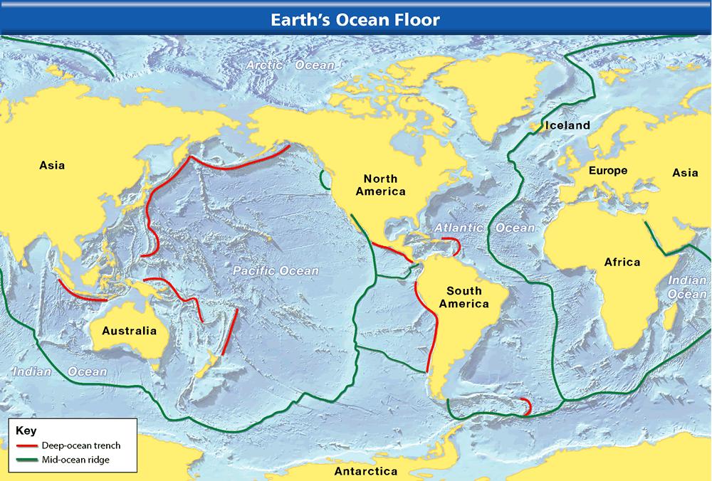 Mid-Ocean Ridges The East Pacific Rise is just one of the many midocean ridges that wind beneath Earth s oceans.