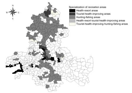 1.3 Evaluation of recreation areas For developing simulation model of Rostov region, realizing the evaluation of recreation usefulness of territory, the following actions were fulfilled: parameters