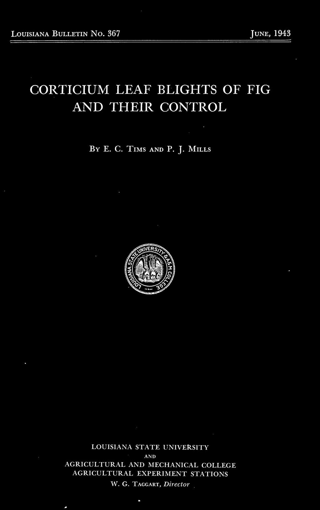 CONTROL By E. C. Tims and P. J.