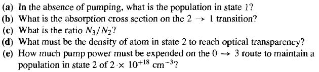 = [(βn 2 hν e + n 0 τ )] = 385 06 W cm 2 Solution: (a) When