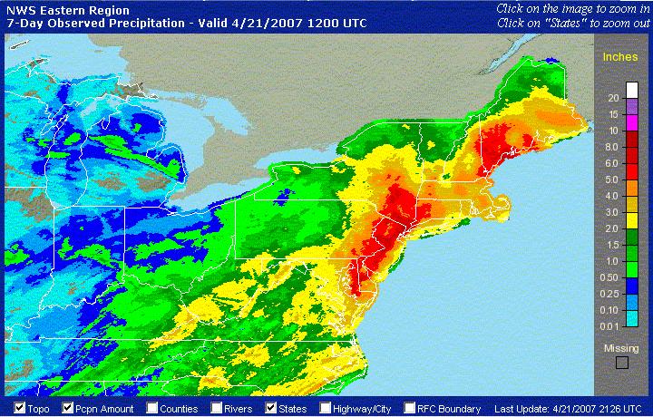 mm/25) and precipitation type for Islip, NY (ISP) initialized 1200