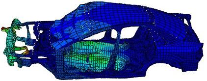 During computation, the finite element mesh is mapped to the boundary element mesh by setting some parameters of the software.