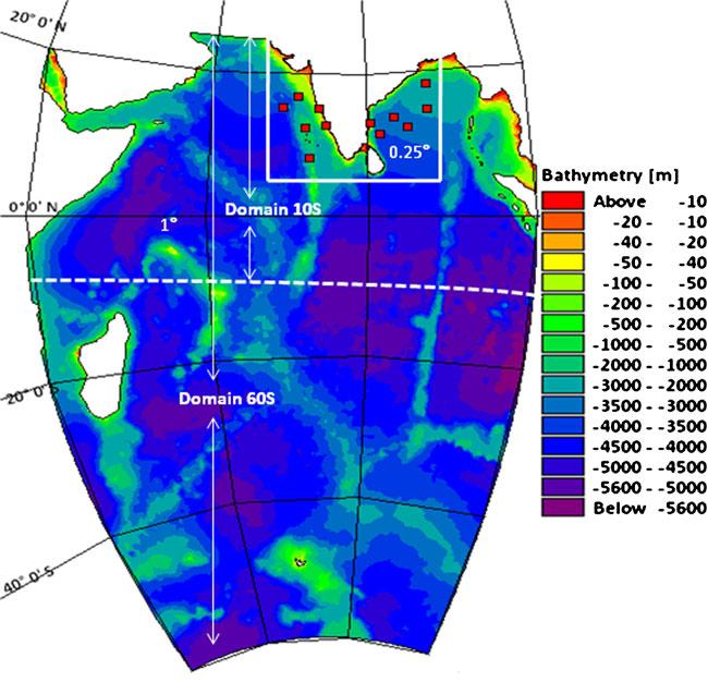 386 PGRemyaetal 2. Data and methodology MIKE 21 SW model is based on flexible mesh, which allows for coarse spatial resolution in the offshore area and high resolution in the shallow coastal waters.