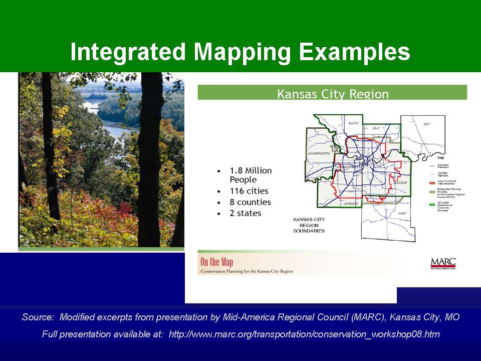 Mid-America Regional Council (MARC) and MPO: Using GIS Data and Tools (http://www.marc.