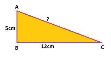 Find the length of the diagonal of a square of side 12cm. AC 2 = AB 2 + BC 2 AC 2 = 12 2 + 12 2 AC 2 = 144 + 144 AC 2 = 288 AC = 288 AC = 2x144 AC = 12 2 cm 3.