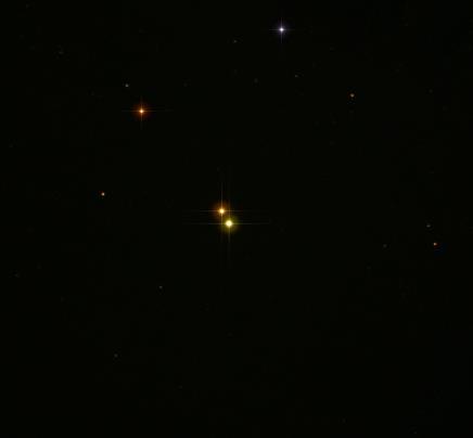 6709: Open Star Cluster; stars are loosely