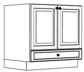 ) Top Drawer is ALWAYS the same size as the BXX of the same style 1.) Drawer Fronts are each 14 1/2" Tall 2.
