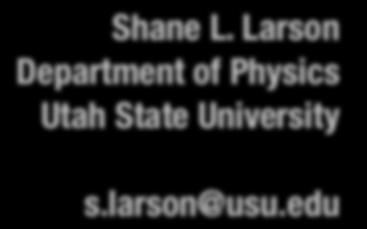 Physics Utah State