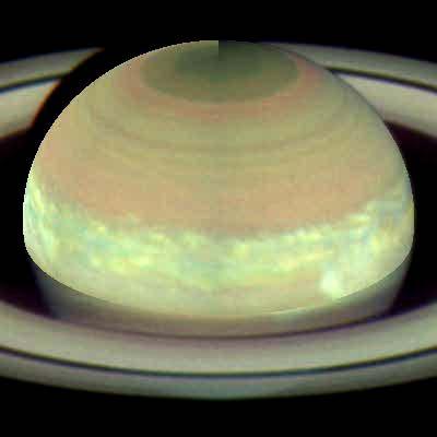 Saturn s Atmospheric Dynamics Saturn has a strong internal heat source Releases more energy than it receives from the Sun about 25% more than does Jupiter