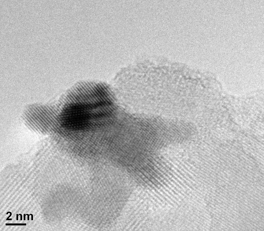 Fig. S12 TEM images of 3DOM Pt@CdS/TiO2-1 catalysts after the