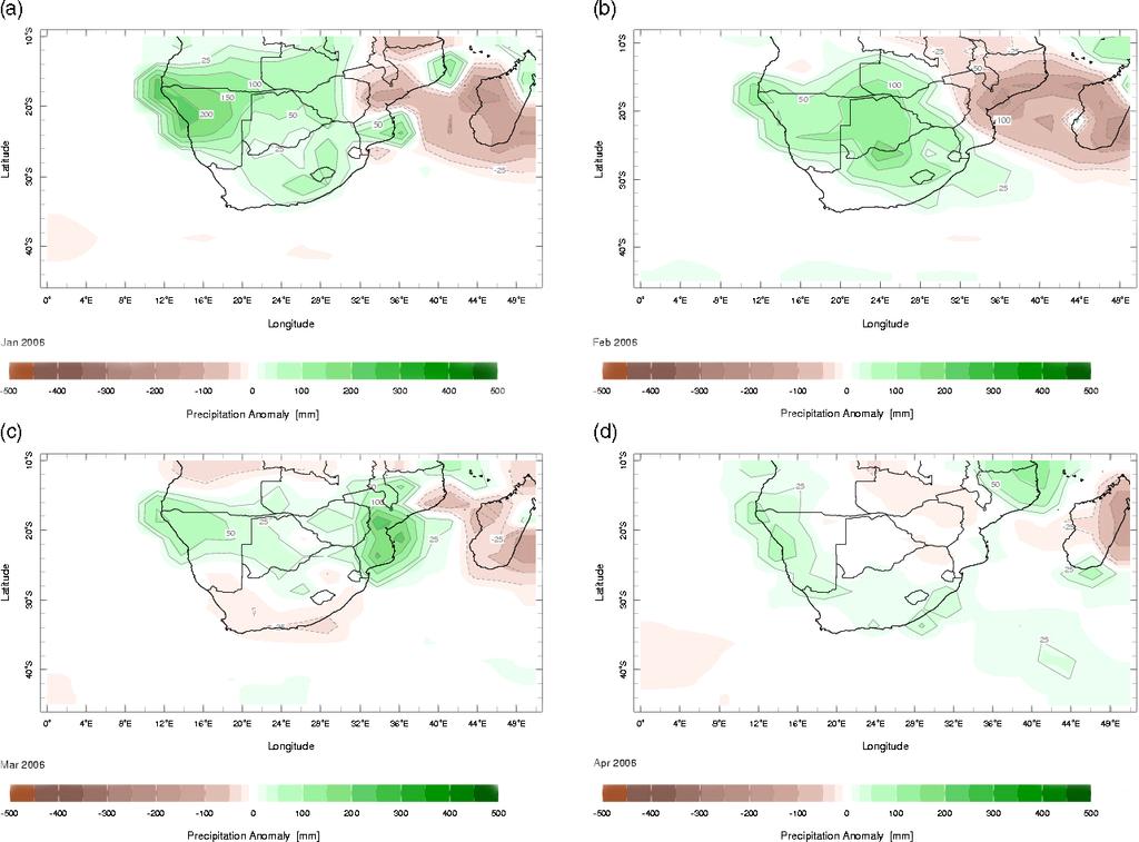 1066 A. MULLER ET AL rainfall over southern Africa (Lindesay, 1988; Reason et al.