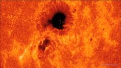 A Flare occurs when the magnetic field that caused the sunspots suddenly weakens