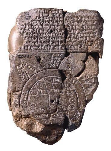 Babylonian World Map 600 BCE Mesopotamia