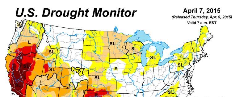 http://droughtmonitor.unl.edu/data/jpg/current/current_usdm.jpg This week saw warmer than normal temperatures impacting roughly two-thirds of the nation.