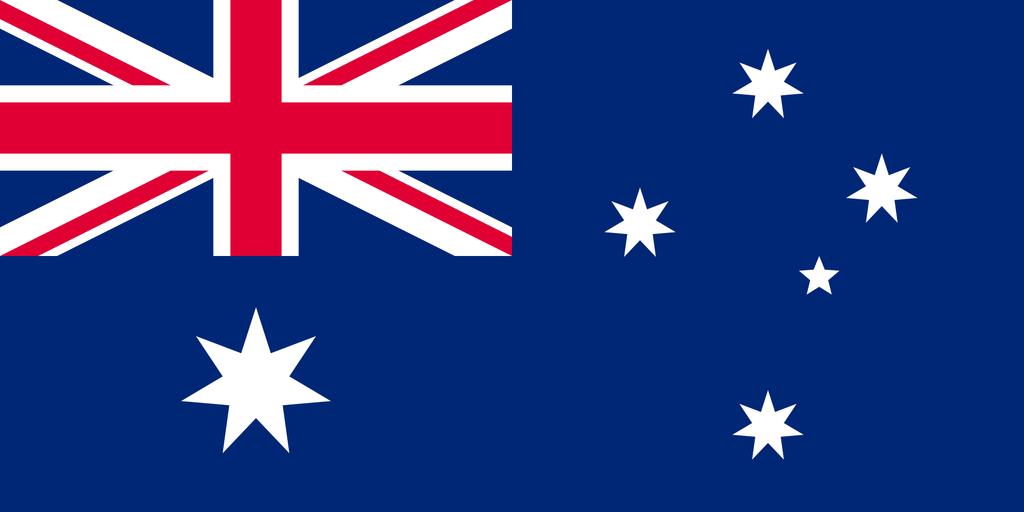 What is this? The Australian flag, with a pattern of stars called the Southern Cross.