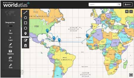 RAND McNALLY WORLD ATLAS GRADES K-12 Create Custom Maps