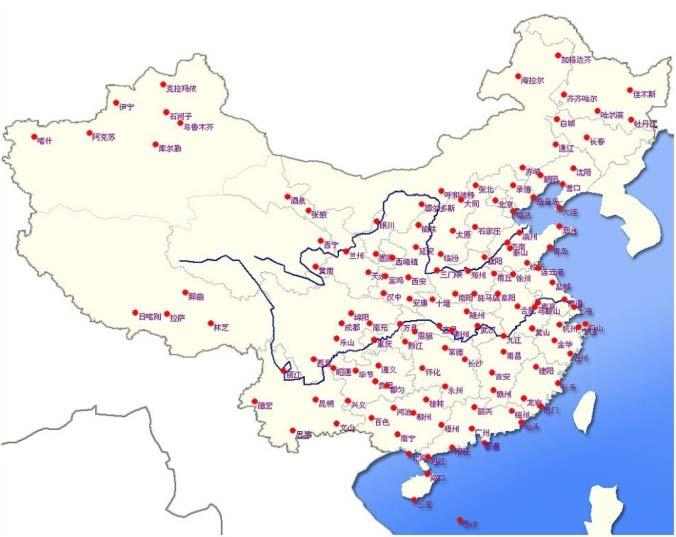 surface stations (C) and China-GCOS upper