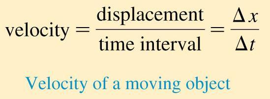 Velocity and Speed Speed measures only how fast an object moves, but velocity tells us both an object s