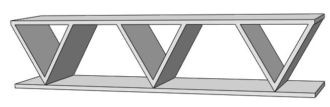 74 The Open Ocean Engineering Journal, 2013, Volume 6 Yamin and Yongbo Fig. 1). A V-core sandwich panel. Fig. 2). Laser weld of a V-core sandwich panel. a) Fig. 3).