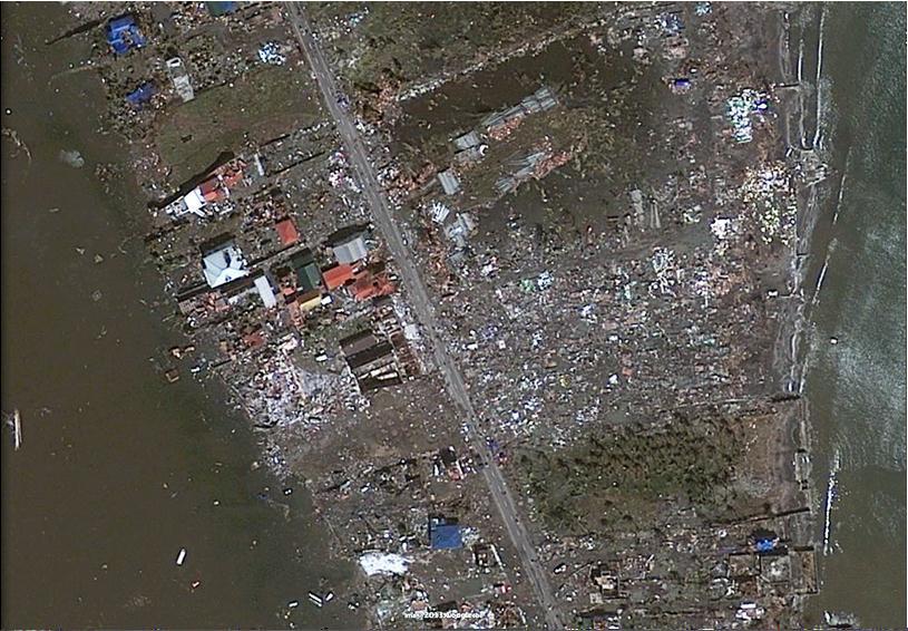 Several coastal barangays were wiped out THE
