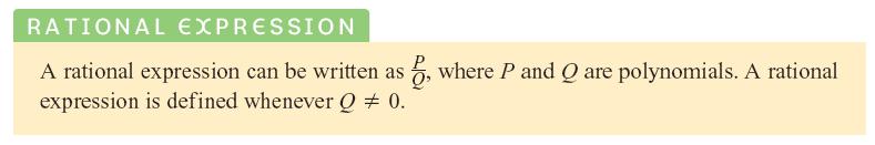 Basic Concepts Rational epressions can be written as quotients