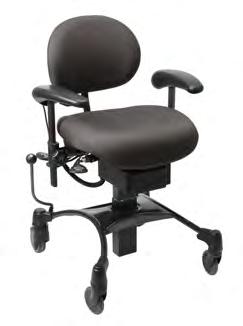 :: Possible to walk the chair around :: Comfortable and easy-adjustable seat, backrest and tilt VELA