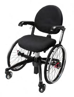 100El - electric height adjustment :: Low backrest provides lumbar support and allows free movement in