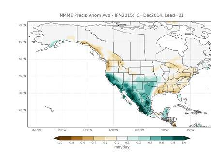 State of the art NMME first season precipitation forecasts for winters of 2015-2017 were