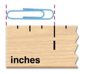 Inch and Centimeter The inch (in.) is a customary unit used to measure length. The inch can be used to measure small objects.