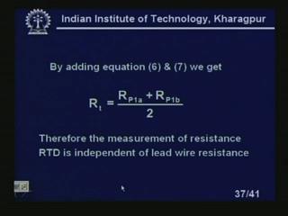 So, the bridge balance equation is R p1b plus R 1 equal to R t plus R 2, right. This is bridge balance equation.