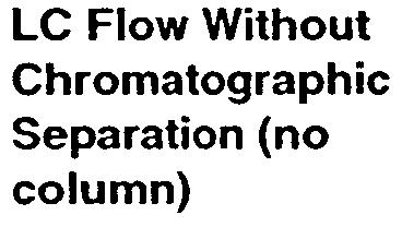 Autosampler LC flow (one injections)