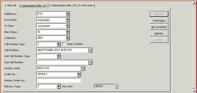 Setting Up and Checking-In Serials Using Aleph Predictive Functionality Page 6 of 75 1.