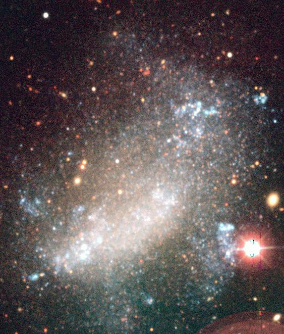 elliptical Diameter of this galaxy is 25k to 32k light years No definite shape & exists