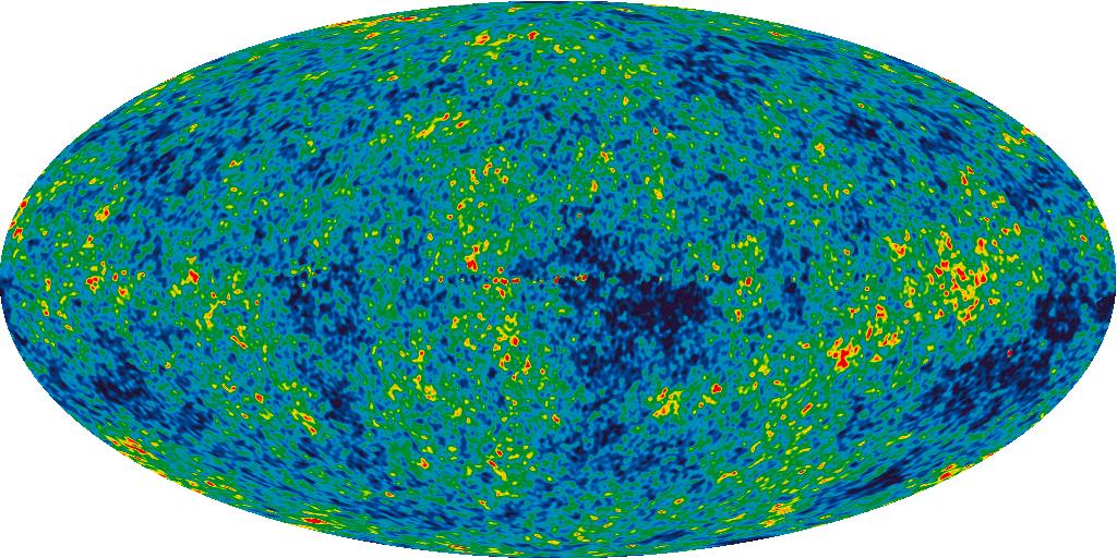 Cosmological Simulation: Start with WMAP CBR Sky Ω tot = 1, [=1.010 +-0.016] Ω cdm = 0.23 ± 0.01 Ω baryon = 0.046 ± 0.