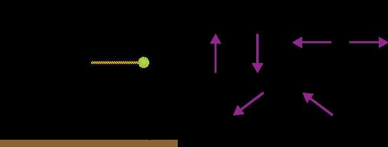 Quick Question 10 Which of the ectos best shows the net acceleation of the ball at the location shown? PHY 207 - cicula-motion - J.