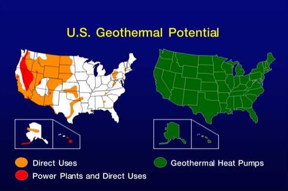 Geothermal power capacity in the U.S. Megawatts electric (MW e ): 3086 MW e capacity in 2010 (Jennejohn, 2010) -0.