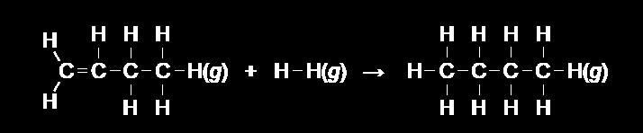 Draw Lewis structures if NCEA 2016 Bond Enthalpy not given Question 3c: Calculate the enthalpy change, Δ r H, for the reaction of but-1-ene gas, C 4 H 8(g), with hydrogen gas, H 2(g), to form butane