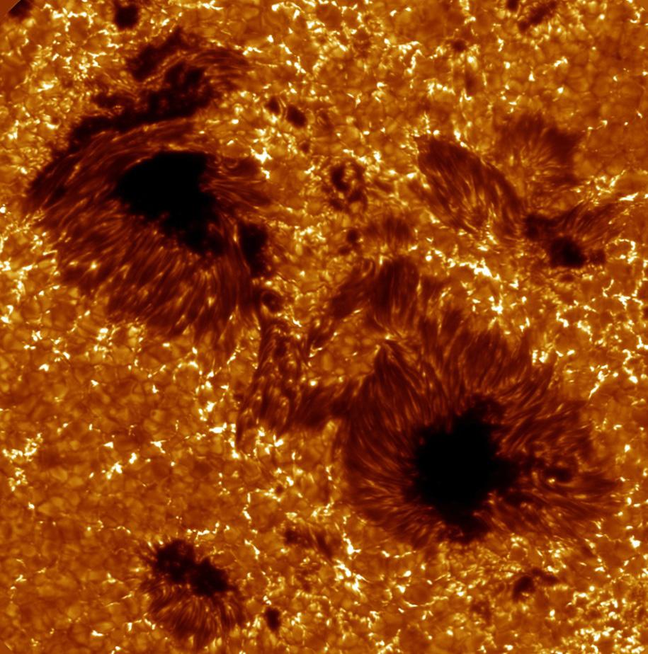 Theory Presentation The Sun s activity increases and decreases in a cyclical manner. When the Sun is more active, more sunspots are visible on its surface from the Earth.