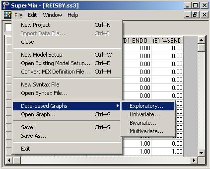 Specify HDRS as the dependent (vertical axis) variable by selecting it from the Y drop-down list box and WEEK as the