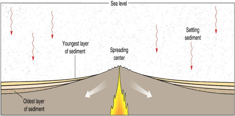 Drilling ocean cores shows that sediment is