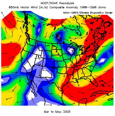 2004: 1956, 1971, 1987, 1988, and 1992; and d) anomaly for spring