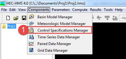 13. Create Control Specifications Manager 1.