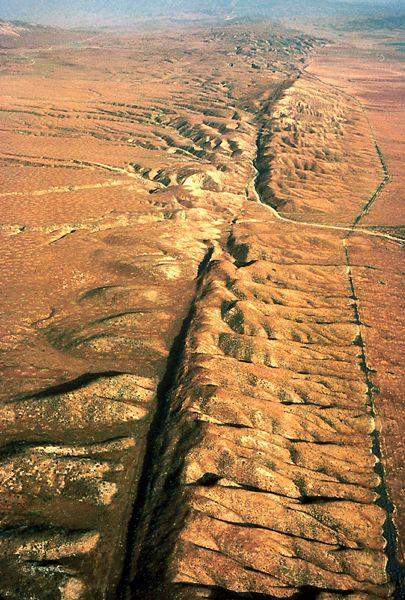 San Andreas fault) Generally