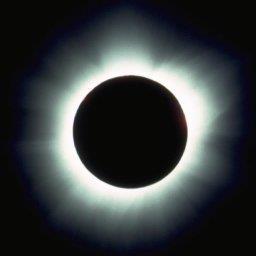 TOTAL SOLAR ECLIPSES The very darkest part of the moon s shadow, the umbra, is cone shaped.