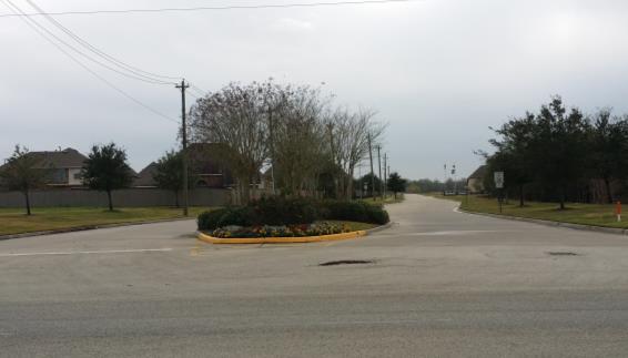 Looking south towards Shoreview Drive, and Bayou Lakes subdivision (Dickinson).
