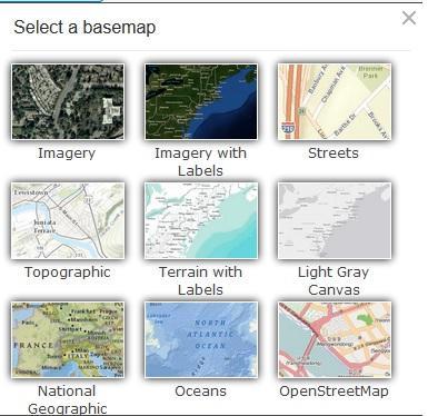 BASEMAPS ArcGIS Online basemaps are the reliable map source which built with
