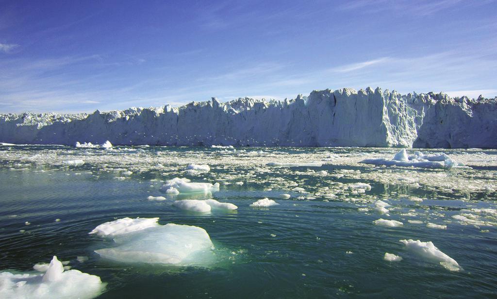 By observing the polar ice sheets, scientists can get information about how climate is changing.