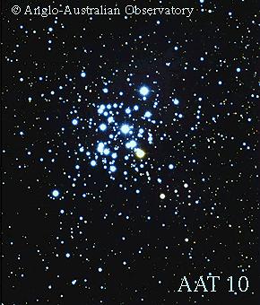 Open Cluster 100 s of stars Many blue M-S
