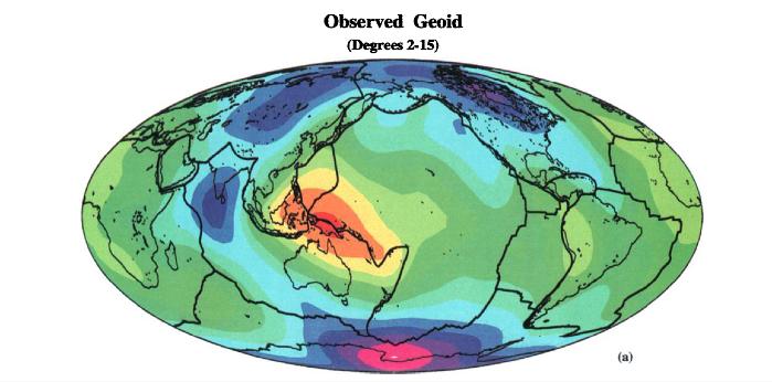 Dynamic geoid: history of subduction