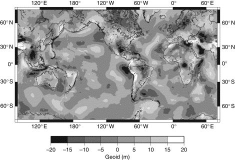 Earth s dynamic geoid: small-scale only small degrees (< 5000 km)